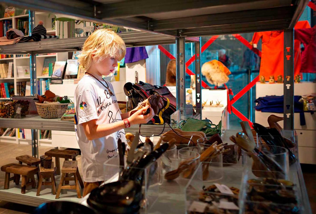 Museumsbutik i Moesgaard Museum