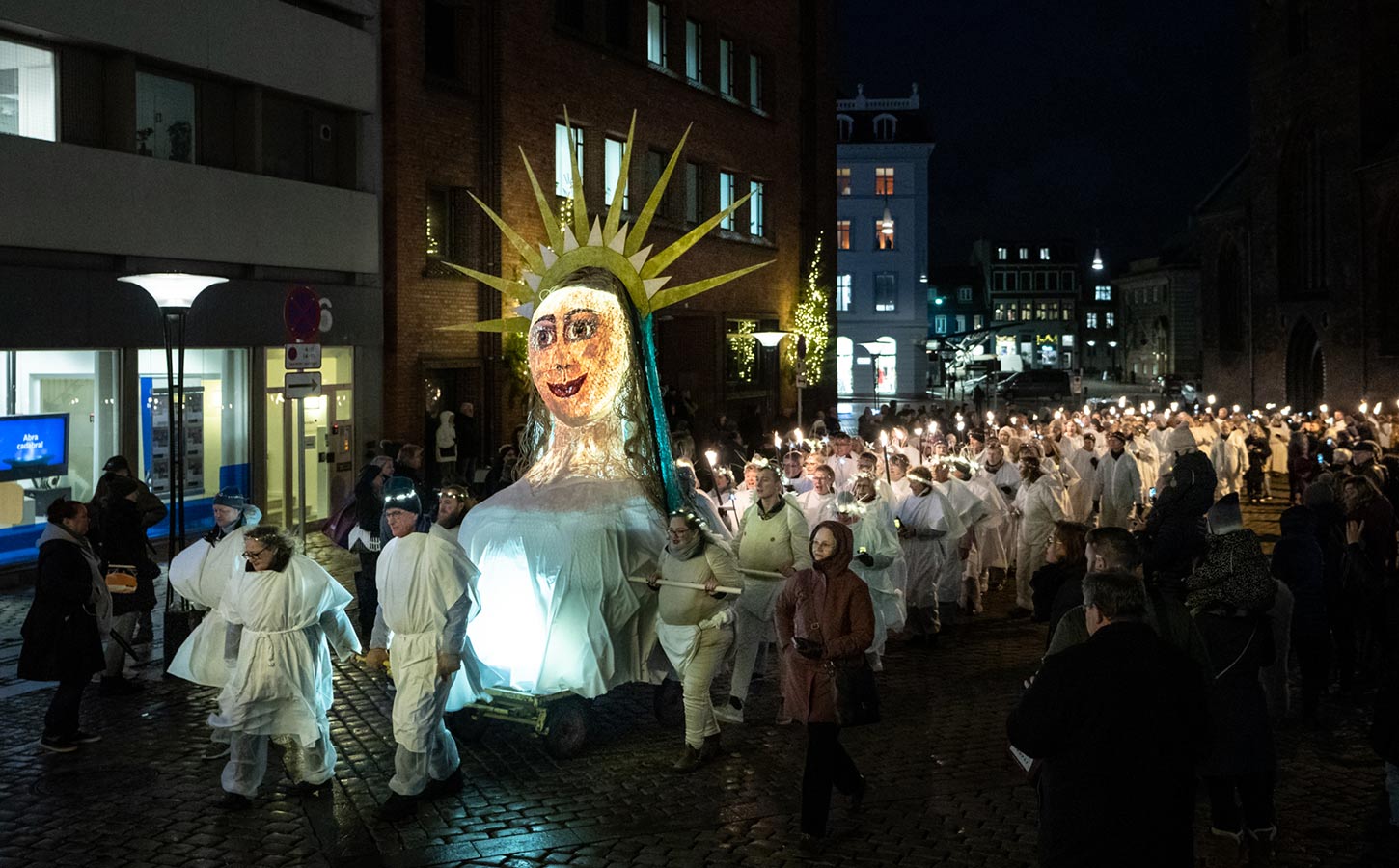 Lucia-optog i Aarhus