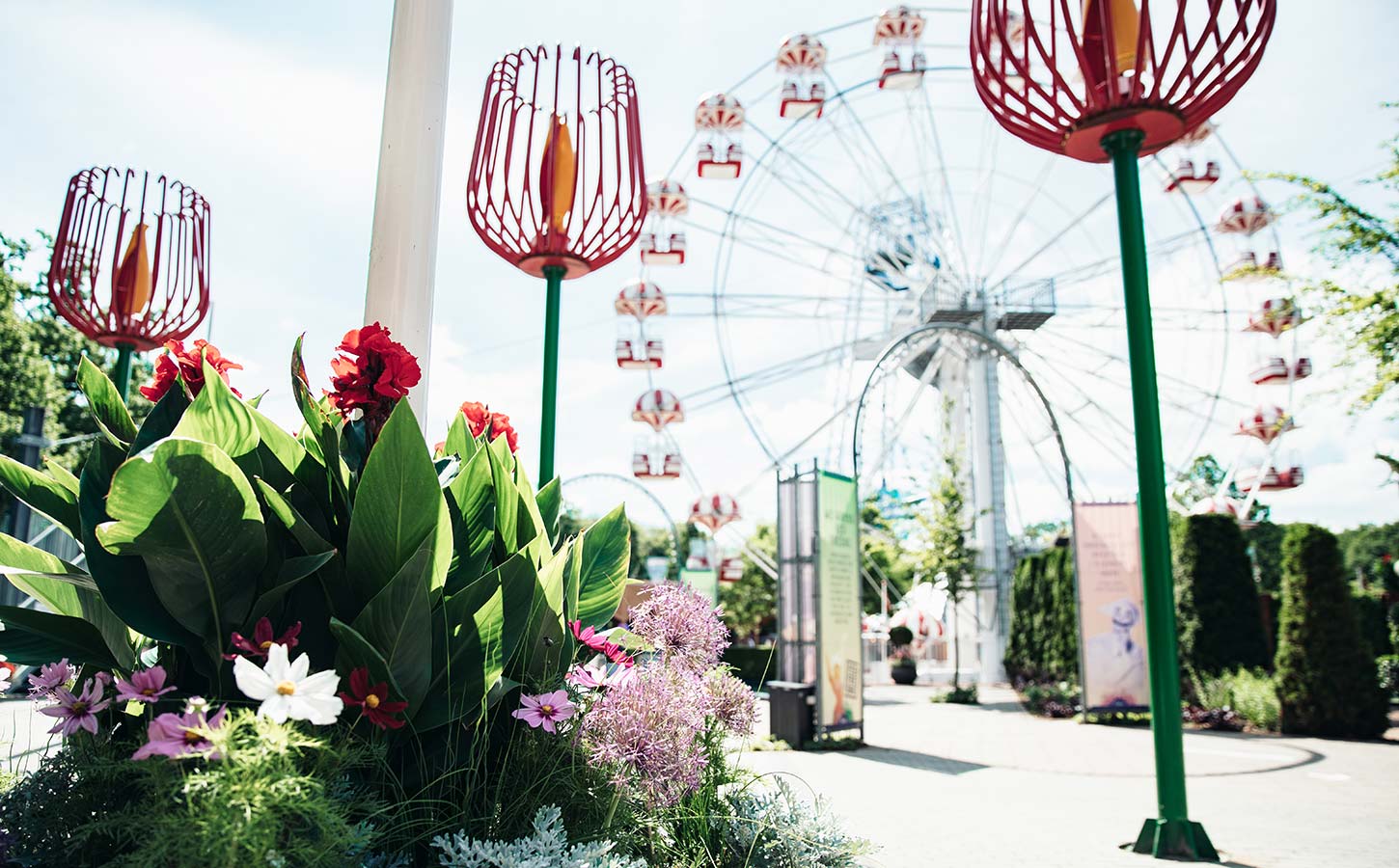 Blomsterfestival i Tivoli Friheden indgang