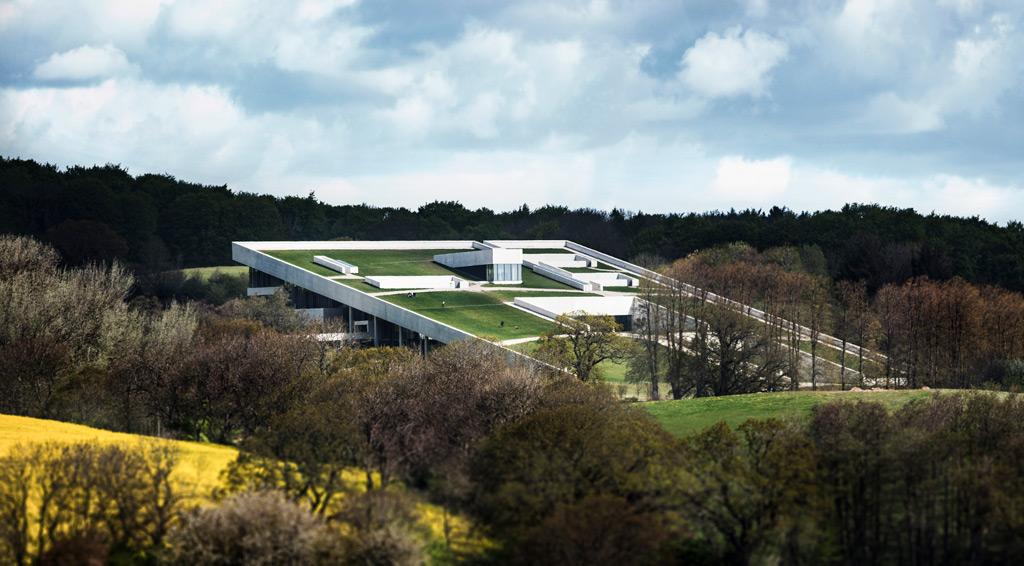 Moesgaard museum set fra oven