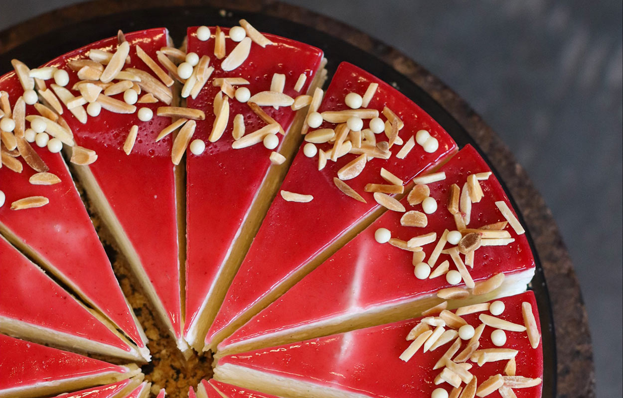 Jule cheesecake fra Aarhus Street Food