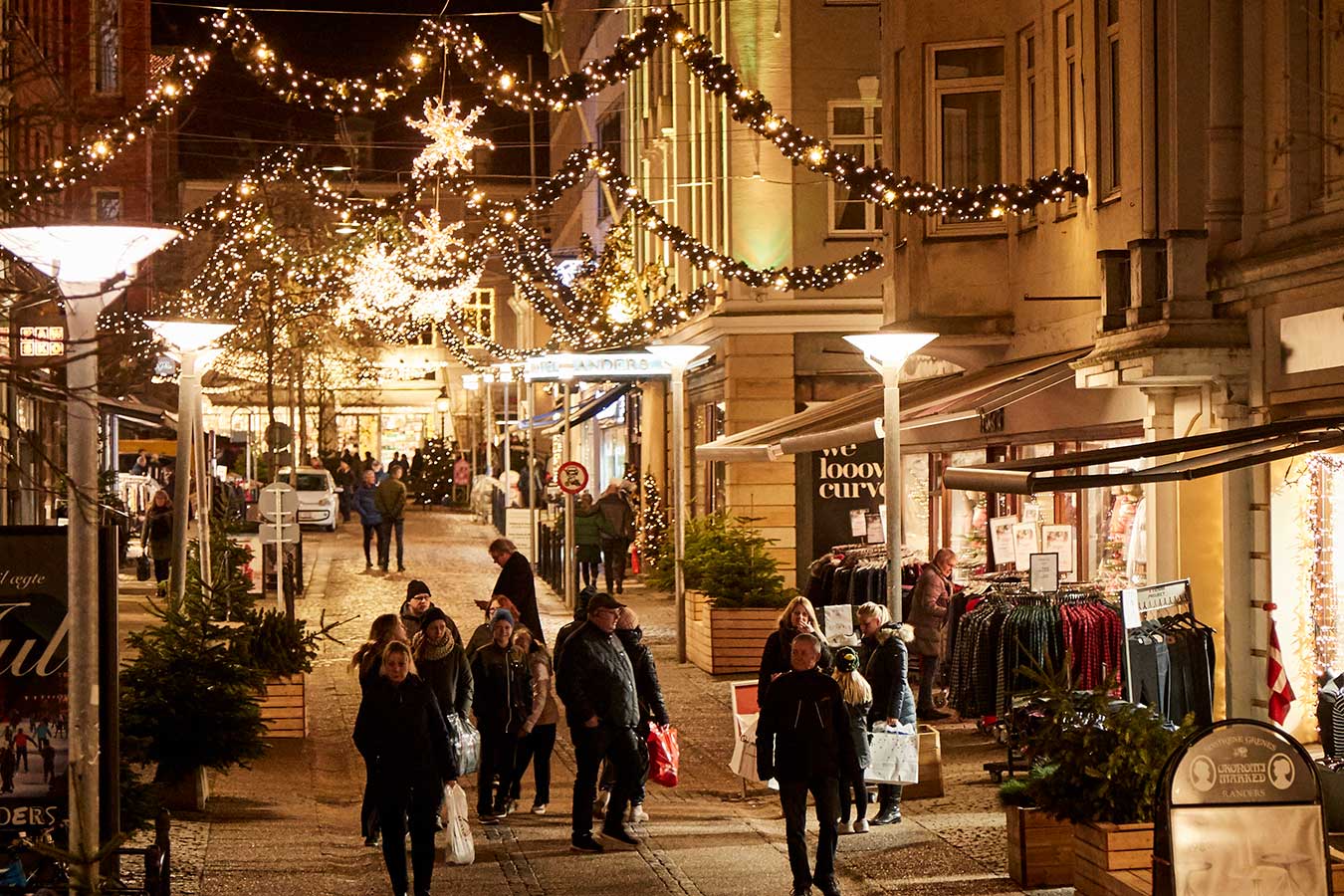 Jul i Randers' gågader