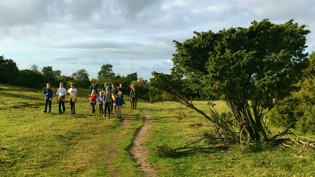 Familietur i Mols Bjerge på Djursland