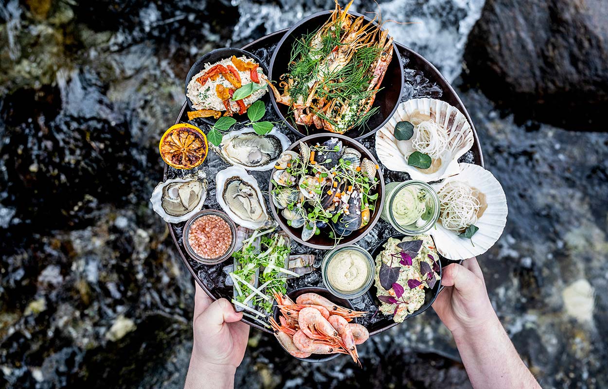 Local food from Langhoff & Juul on Djursland, Denmark