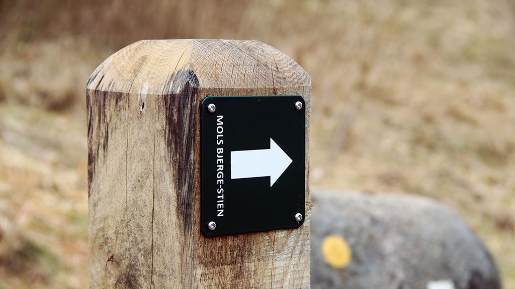 Mols Bjerge stien på Djursland