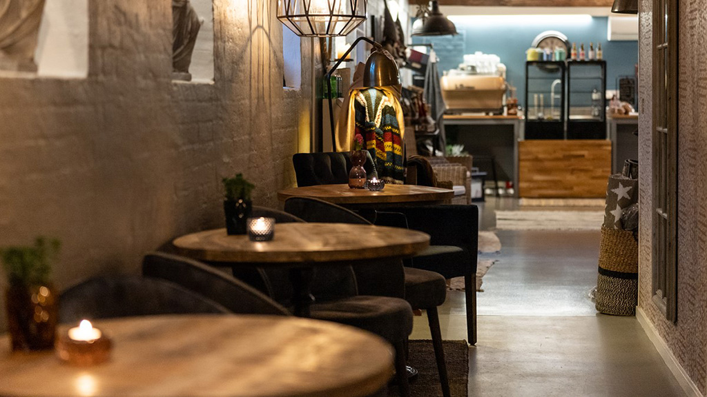 Café InHouse Living på Ladefogedgaarden på Djursland