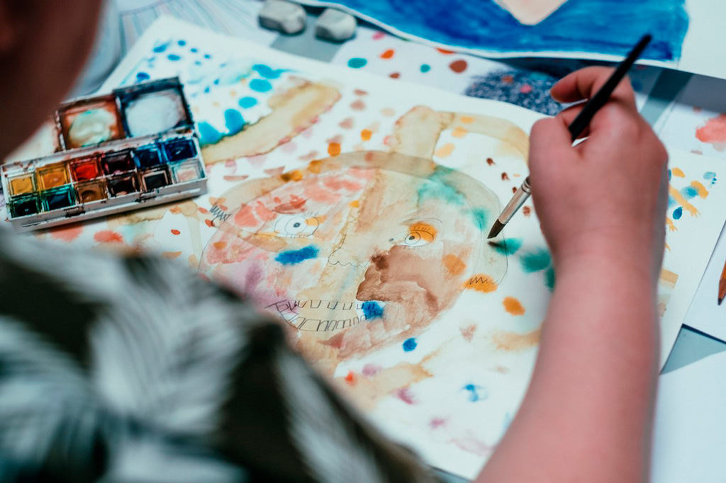 Randers kunst Gaia Outsider maleri