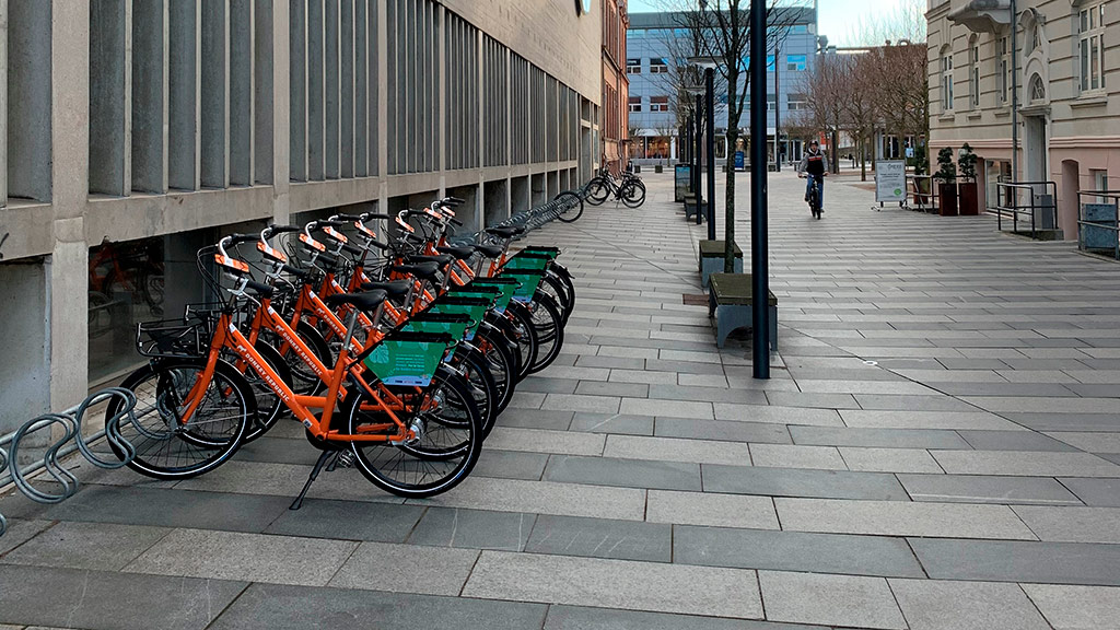 Bycykler i Randers fra Donkey Republic