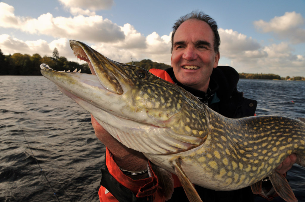 Lystfisker ved Silkeborg