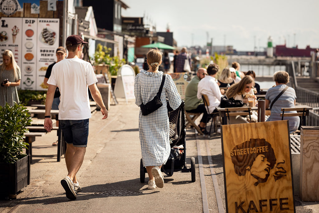 Par og hygge på Aarhus Ø