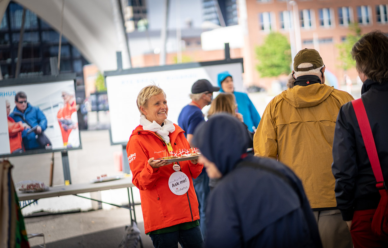 Krydstogtankomst i Aarhus