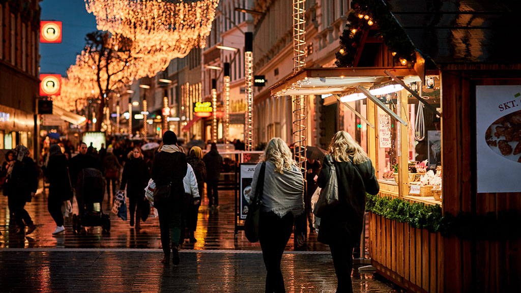 Shopping på Strøget i Aarhus