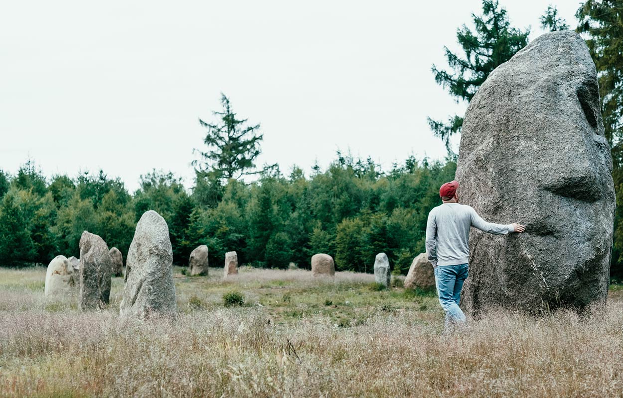 Høj Stene gravmonument i Favrskov