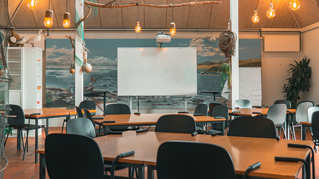 Mødelokale på Karpenhøj Naturcenter på Djursland