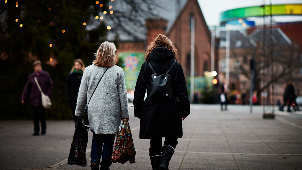 Venindetur til Aarhus vinter