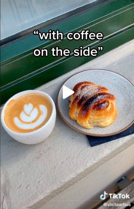 Tik Tok Cake and Coffee