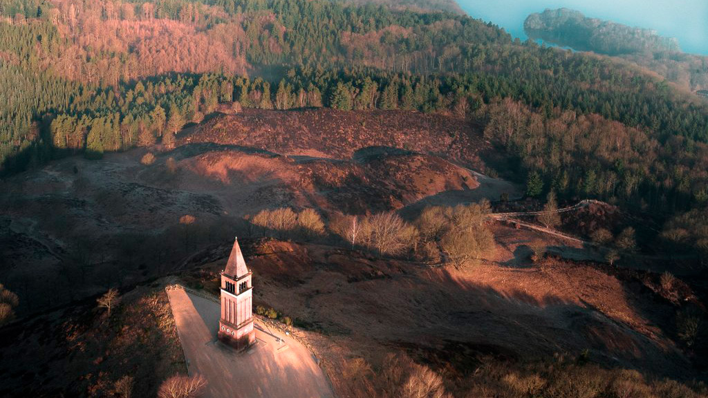 Himmelbjerget in the Lake District Denmark