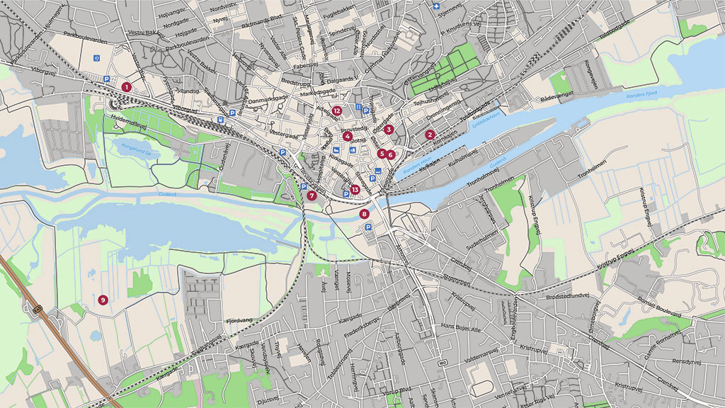 Map of Randers