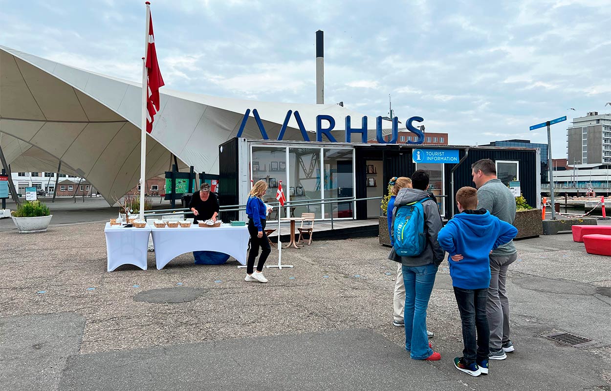 Krydstogtgæster ankommer til Aarhus