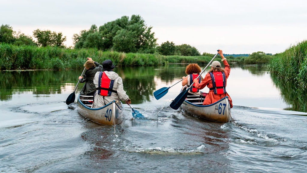 Kanotur på Gudenåen