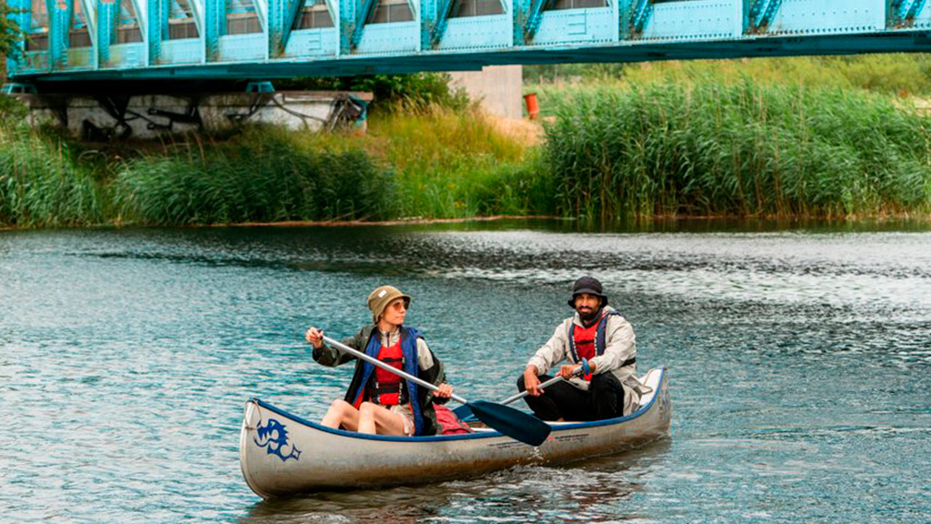 Kanotur på Gudenåen ved Randers