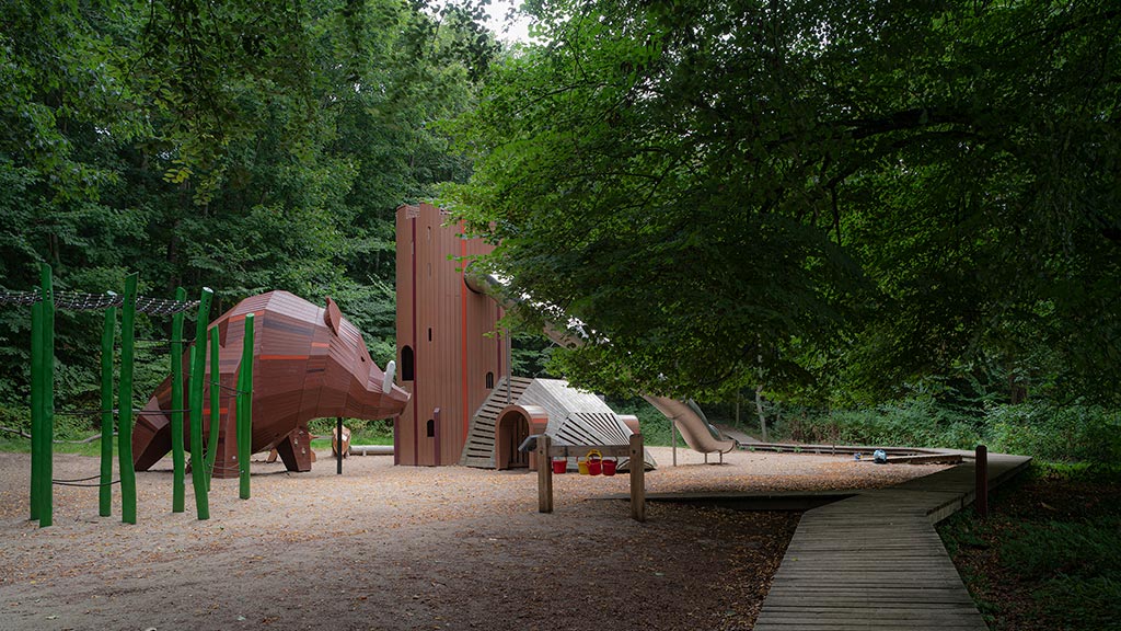 Den historiske legeplads ved de fem halder i Viborg