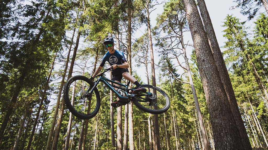 På mountainbike i Silkeborg