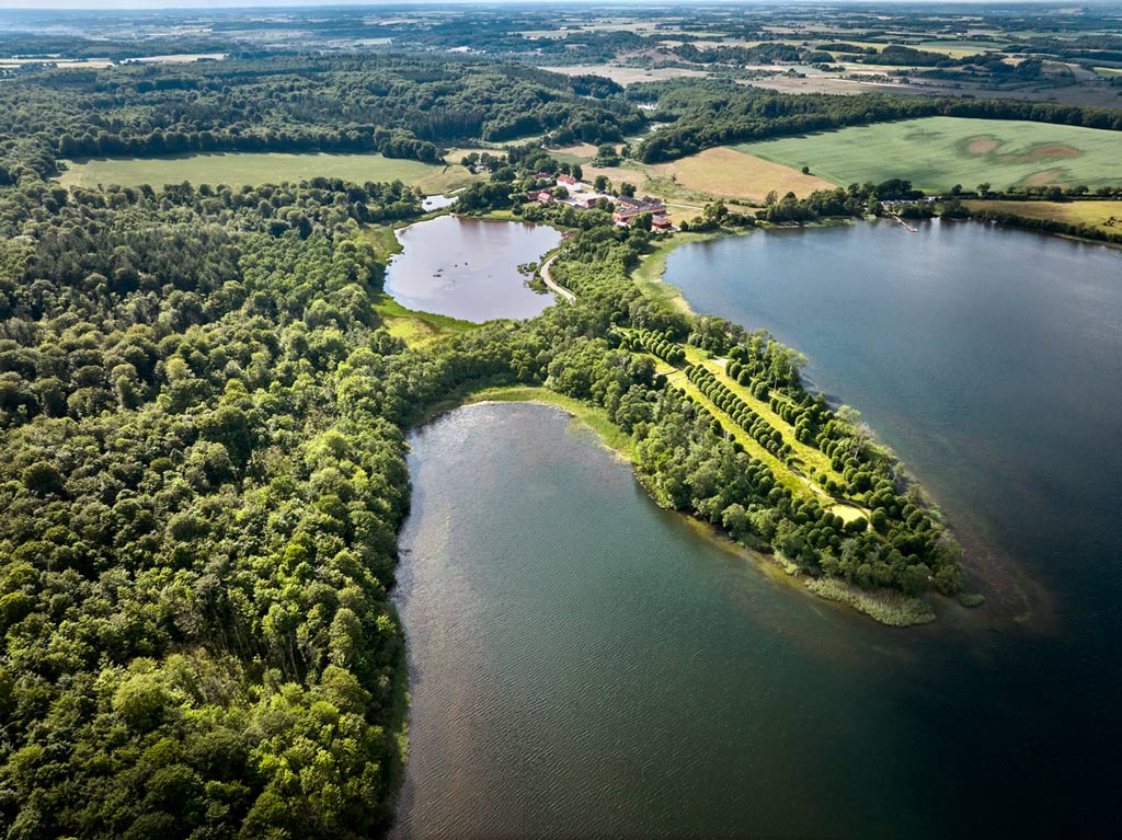 Fussingø sø og Fussing skovene ved Randers