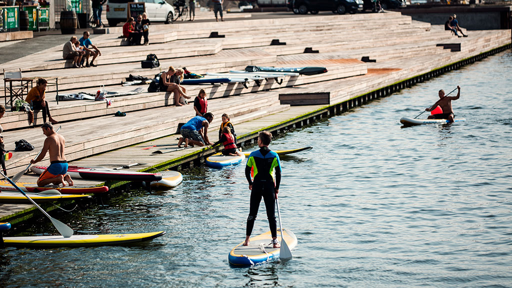 SUP event i Aarhus