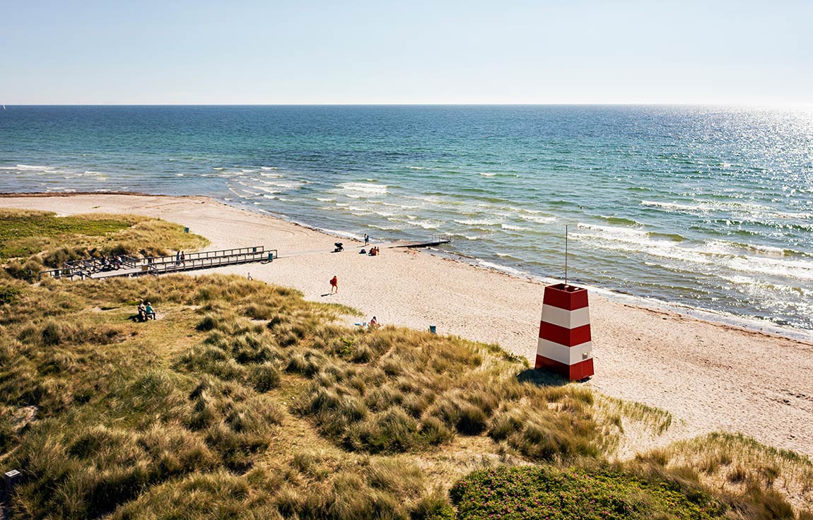 Grenaa Strand på Djursland