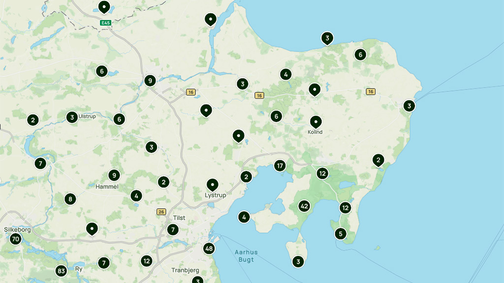 Cykle og vandreruter med AllTrails
