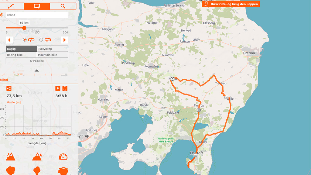 Lav din egen cykelrute på naviki.org