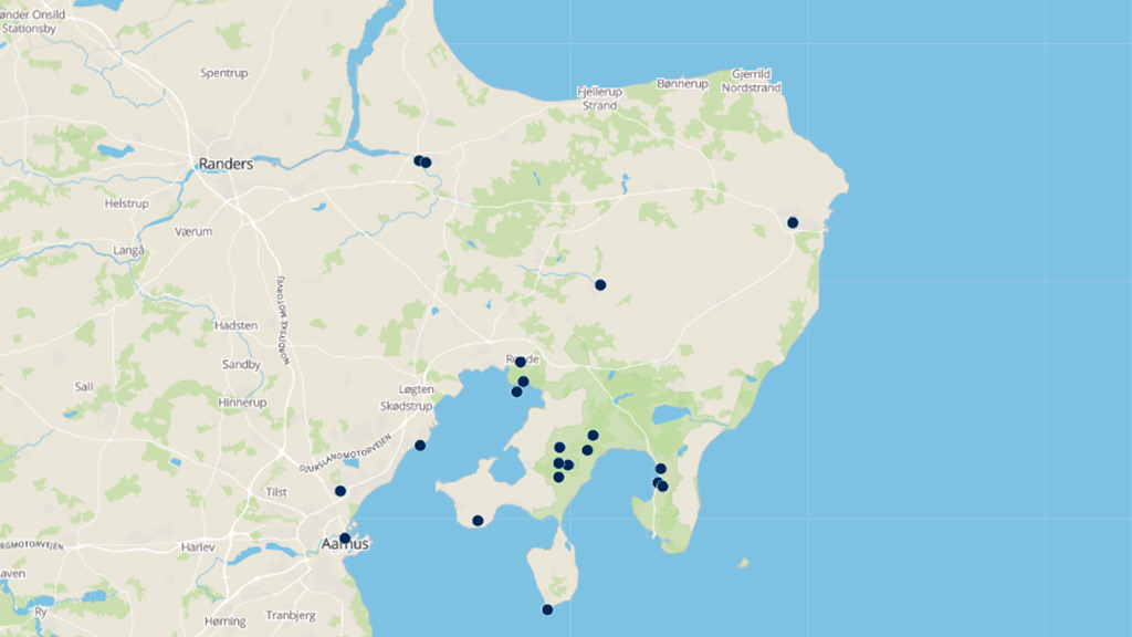 Vandreruter på Djursland