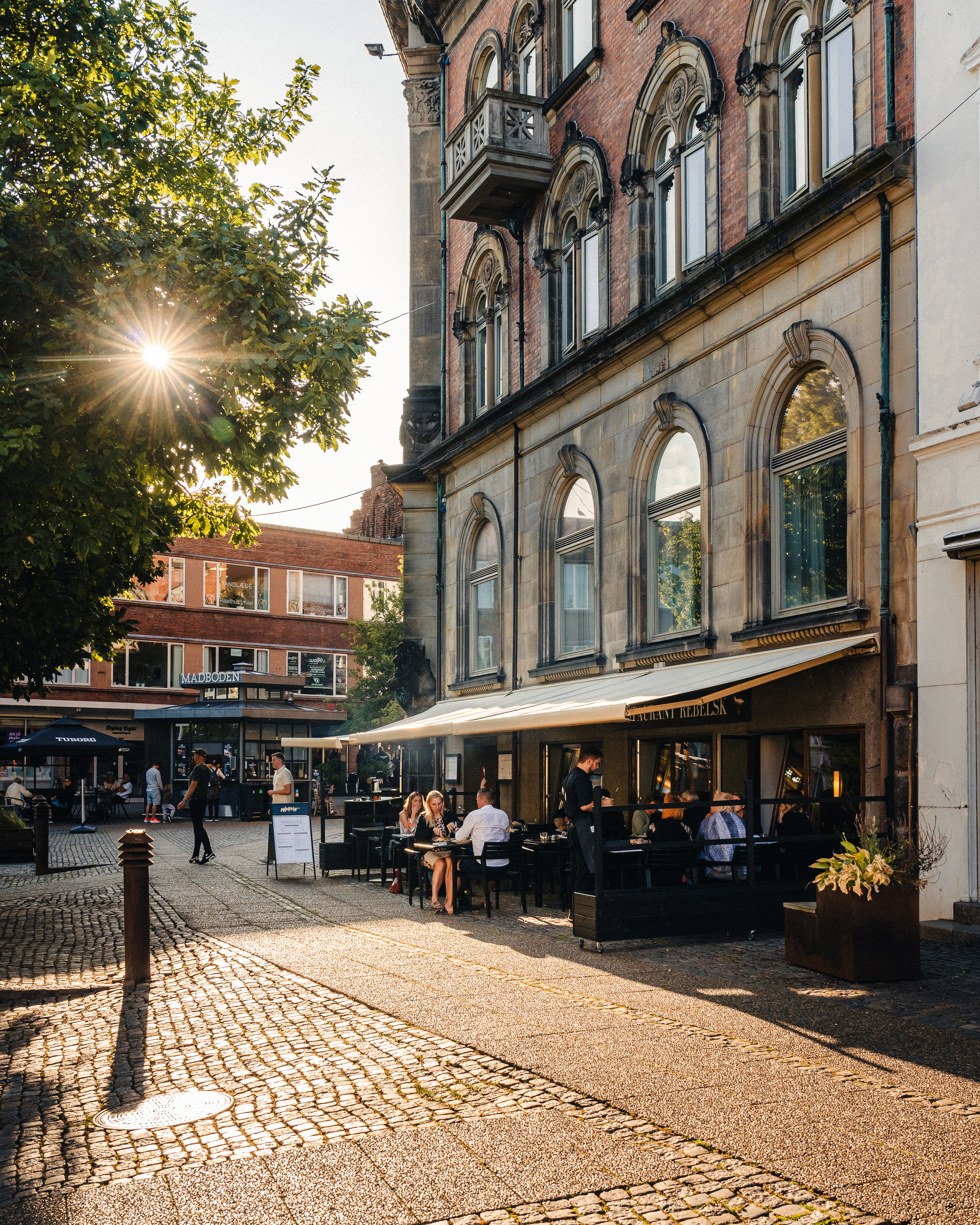 Caféliv og hygge en sommerdag i Randers