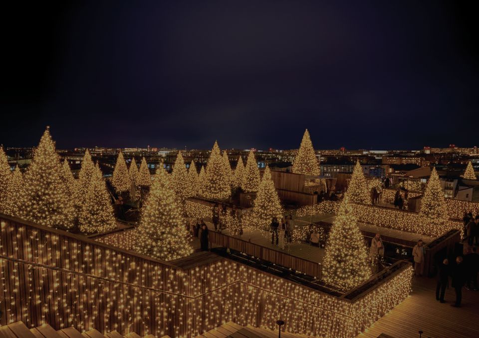 Christmas Garden på toppen af Salling i Aarhus