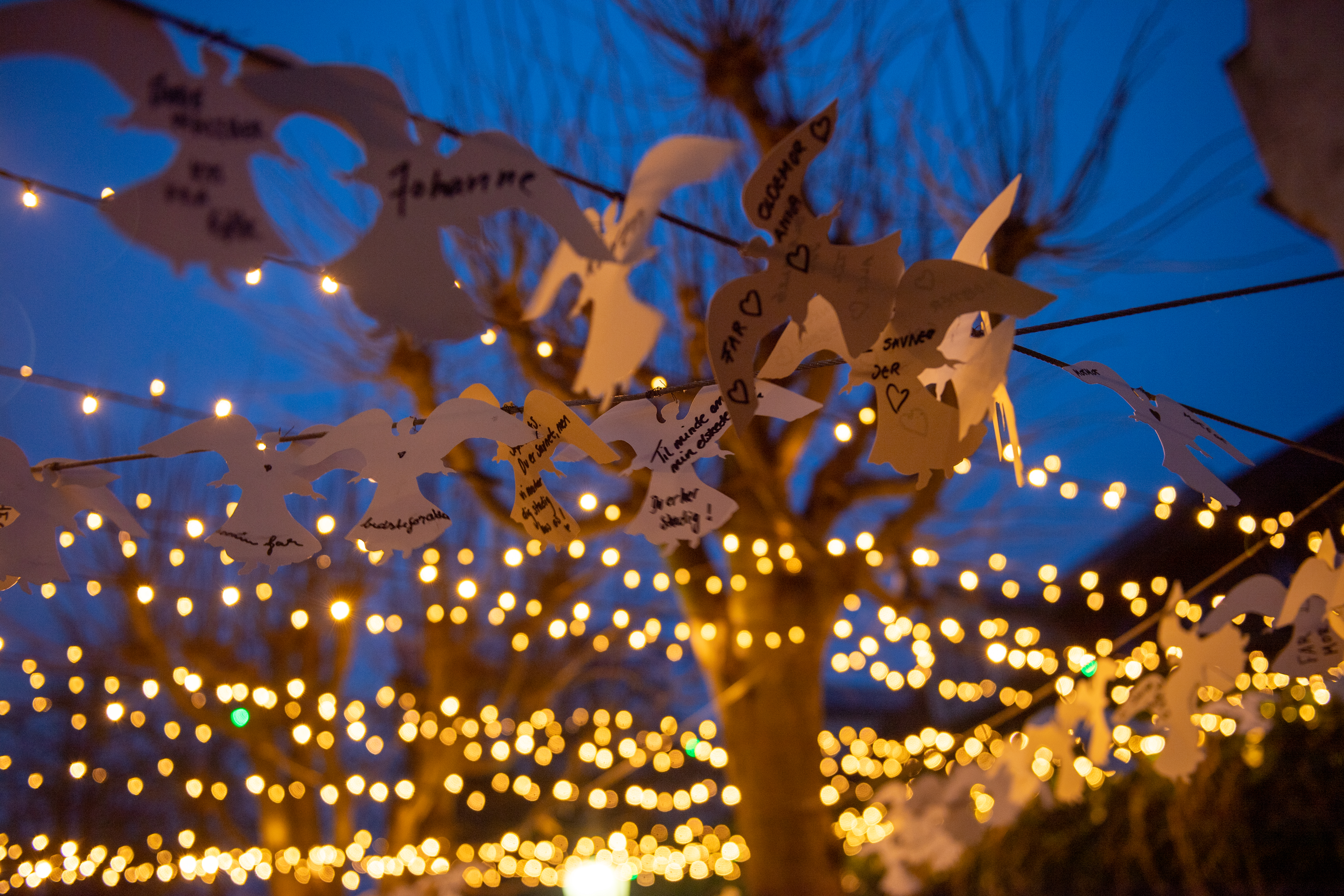 Julstemning i Englehaven i Viborg