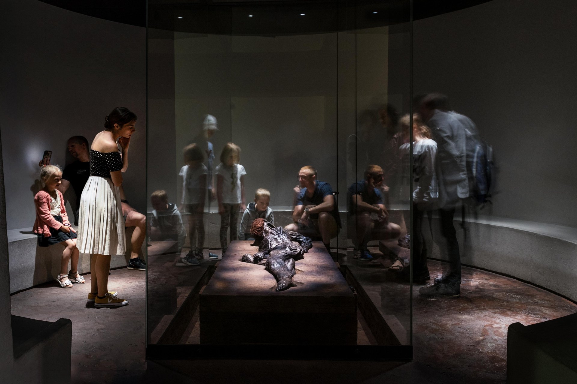 Grauballemanden på Moesgaard Museum i Aarhus