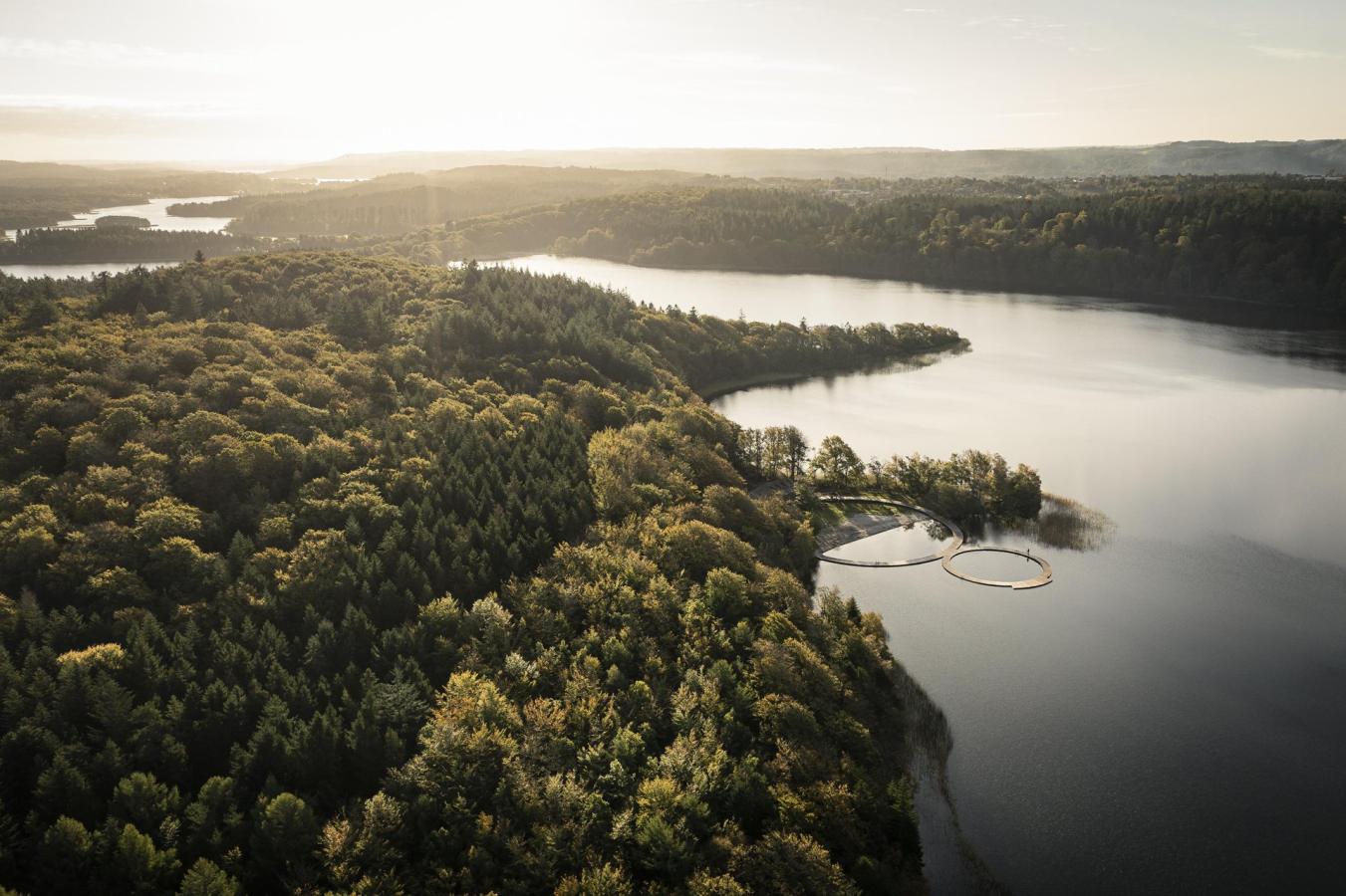 Skovene omkring Almind Sø i Silkeborg