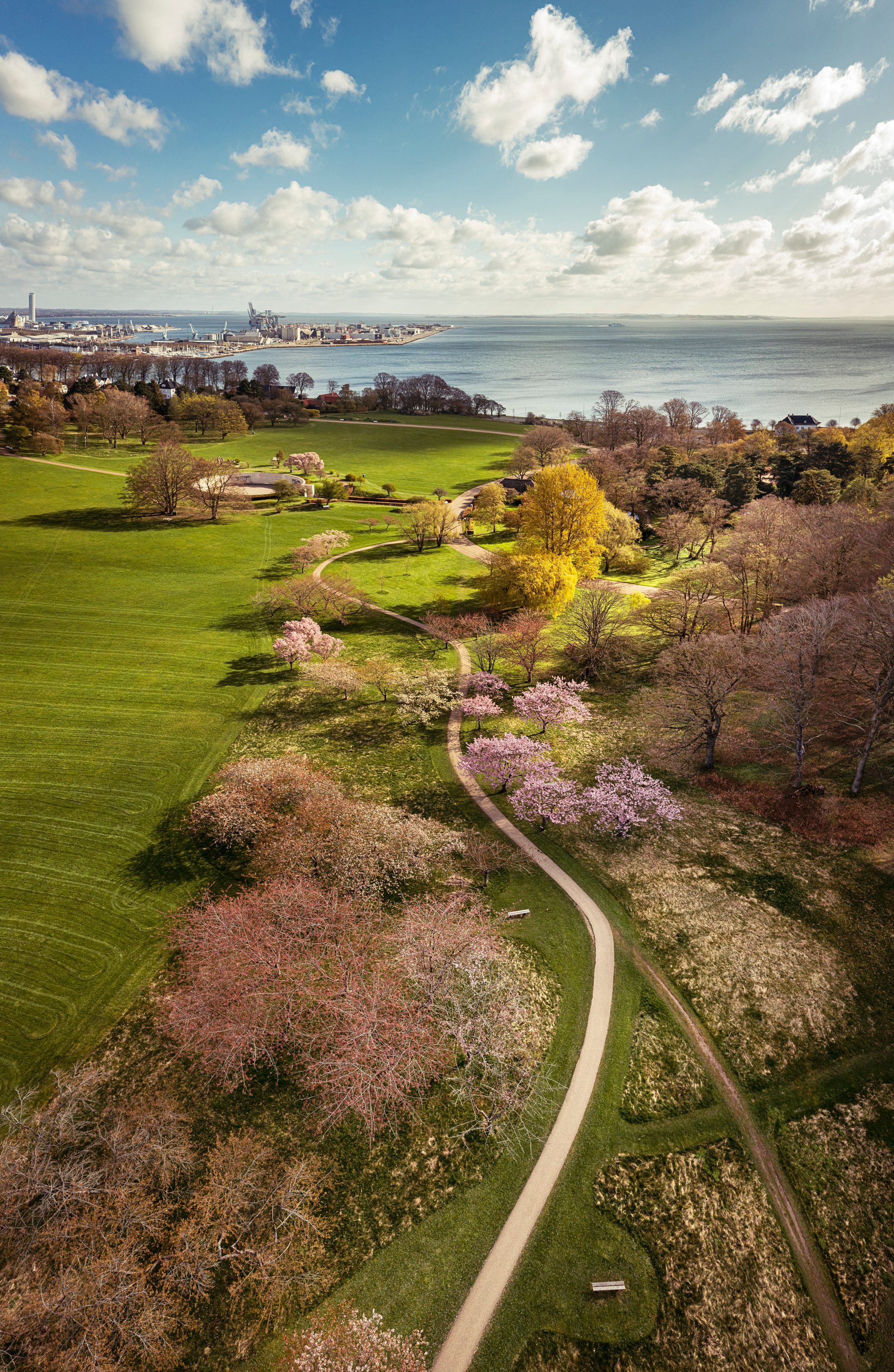 Forår i Mindeparken i Aarhus