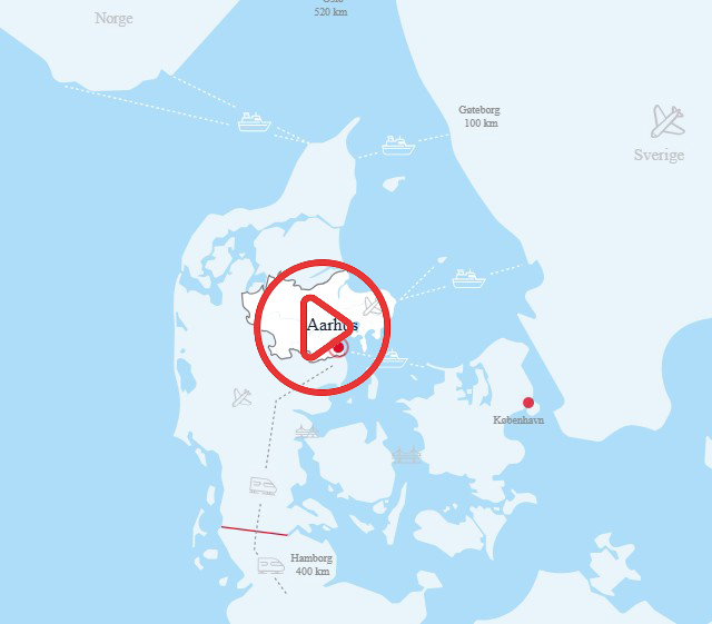 Aarhusregionen midt i Danmark - videolink