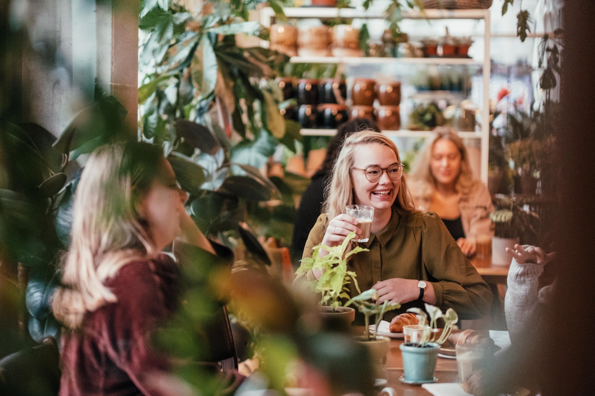 Hygge på Plantecaféen i Aarhus