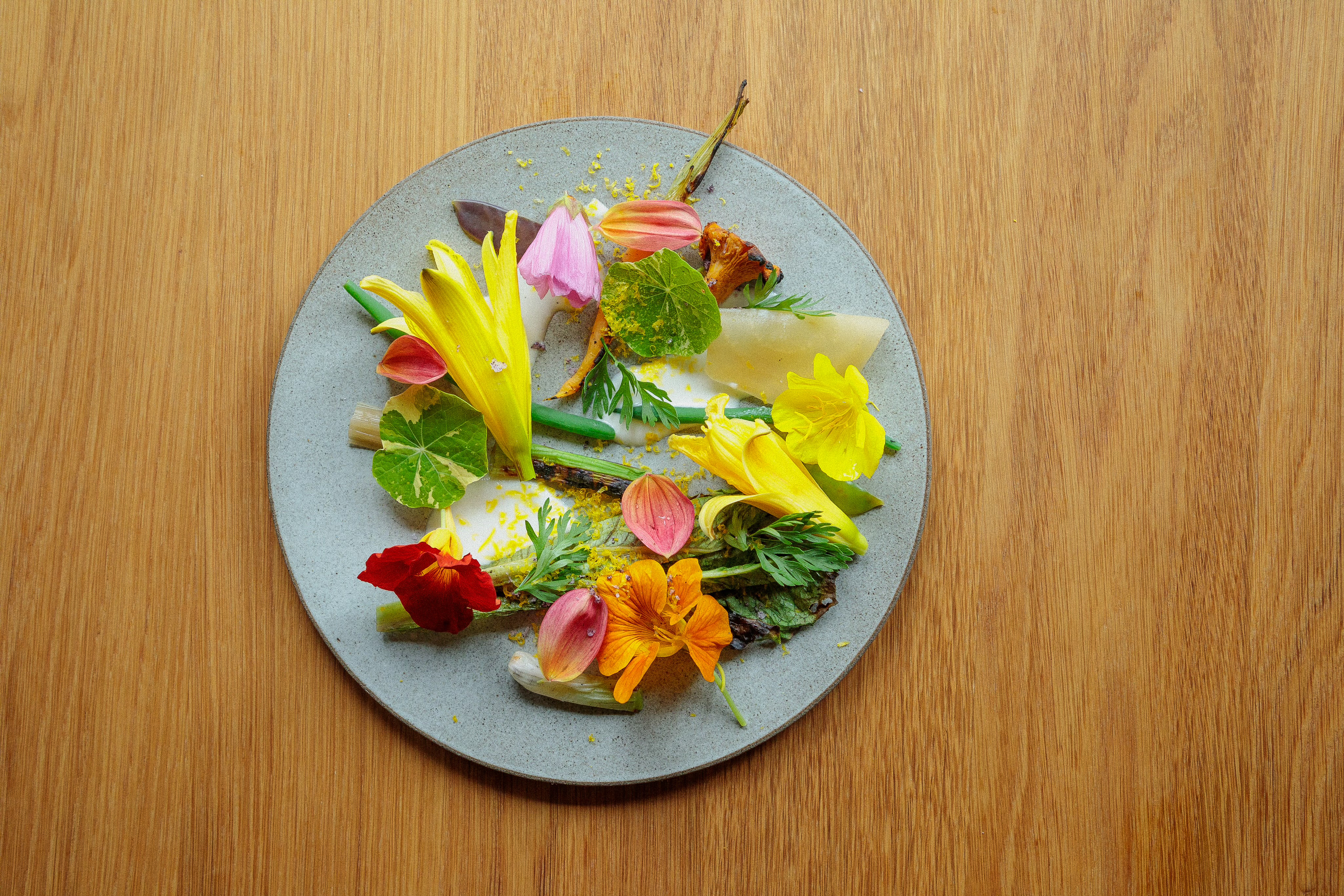 Farverig servering hos Restaurant Moment