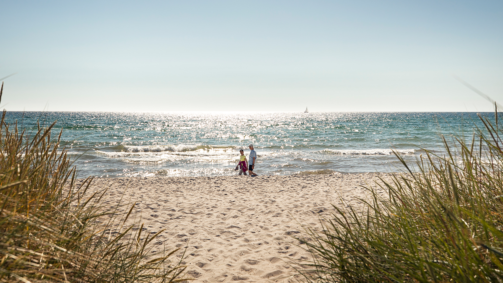 Par ved Grenaa Strand på Djursland