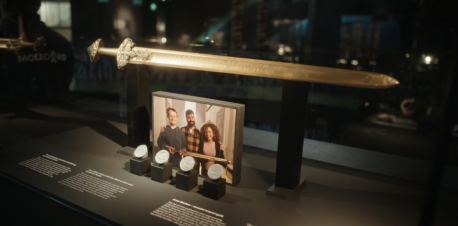 Aros Skatten og de fire mønter - udstillet på Moesgaard Museum