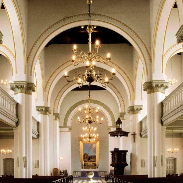 Sankt Pauls Church in Aarhus interior