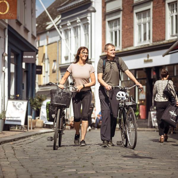 On a bike through the Latiner Quarter in Aarhus