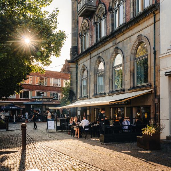 Caféliv og hygge en sommerdag i Randers