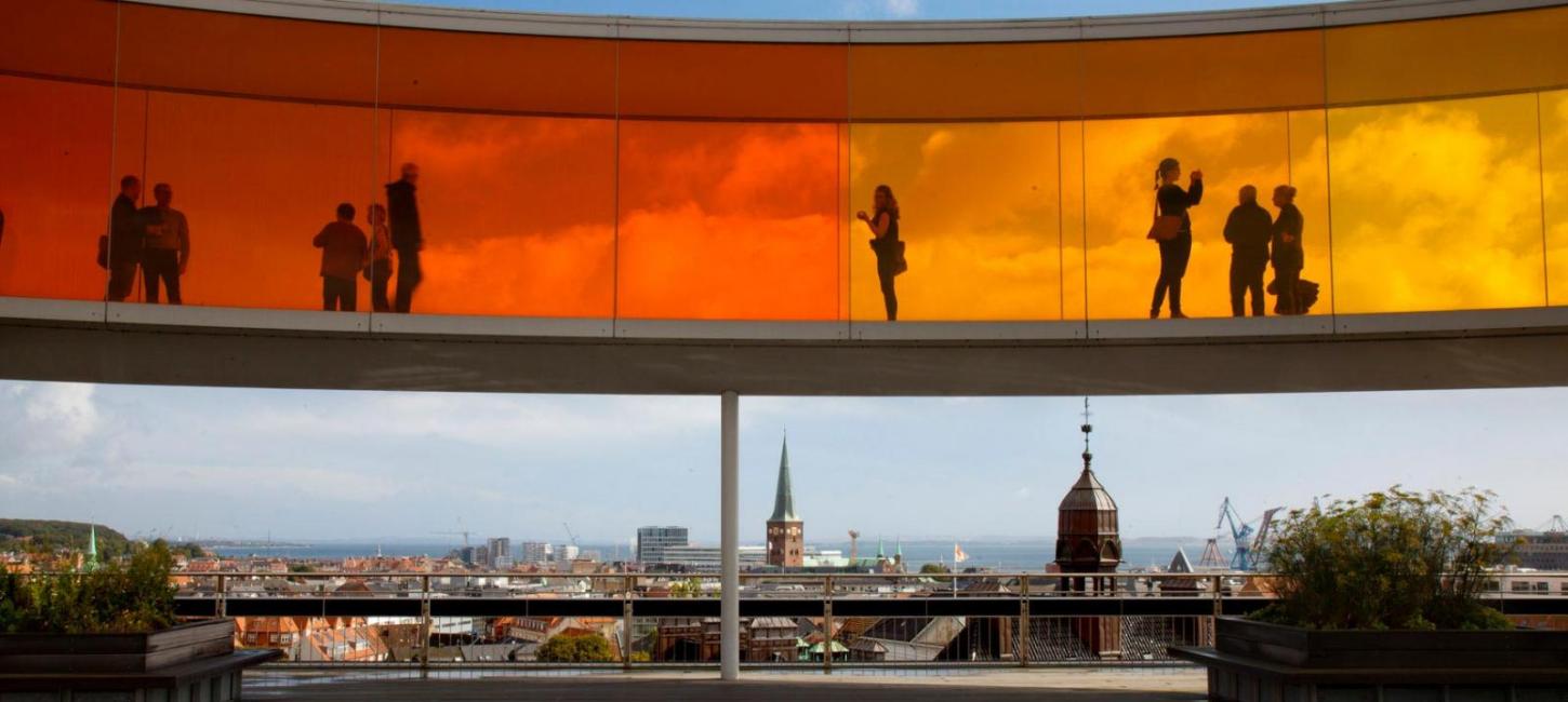 Your rainbow panorama at the top of ARoS Aarhus Art Museum