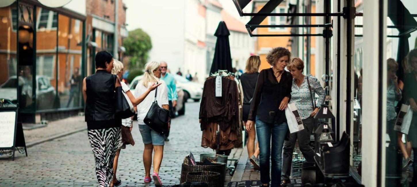 Shopping in Volden in the Latin Quarter, Aarhus