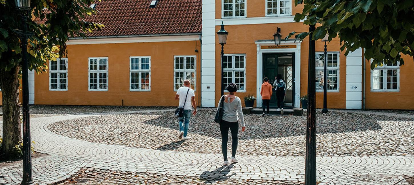 Museum Silkeborg main building in the Lake District